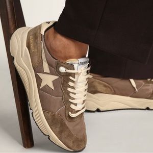 Golden Goose Running Sole Lace-up Sneakers 38